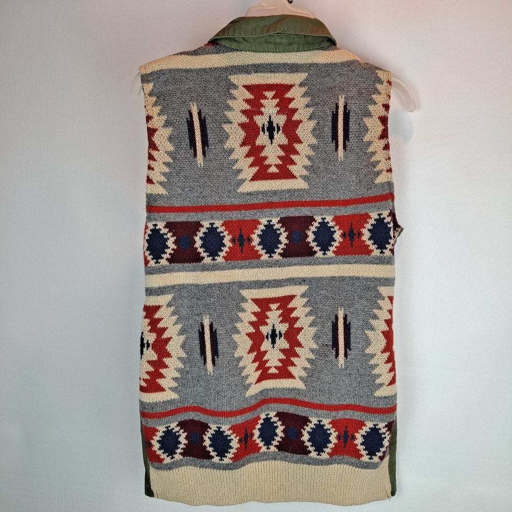 Thread & Supply Vest with Knitted Back Size XS